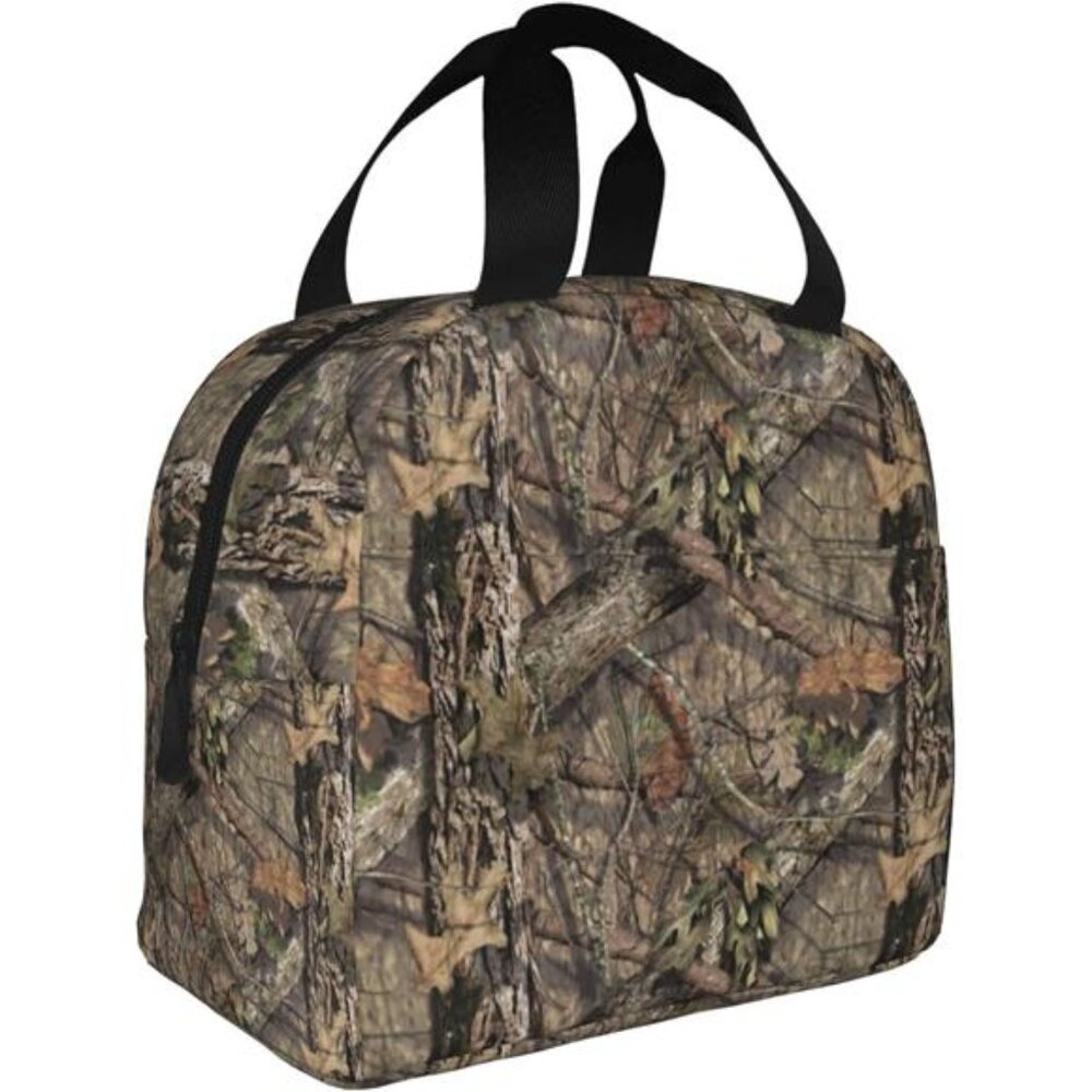 Camo Hunting Camouflage Forest Insulated Lunch Bag For Women Men